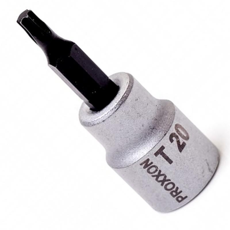 Proxxon Endüstriyel 23584 3/8" Kare Soketli Torx Lokma Bits TX20