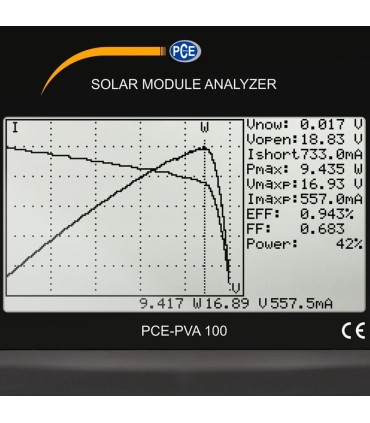 PCE Instruments Güneş Paneli Test Cihazı / Güneş Paneli Ölçer PCE-PVA 100