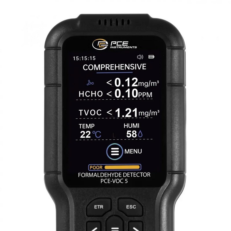 PCE Instruments Formaldehit Ölçer PCE-VOC 5