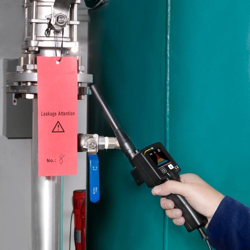 PCE Instruments Ultrasonik Kaçak Dedektörü / Soğutma Sistemi Test Cihazı PCE-LDC 8