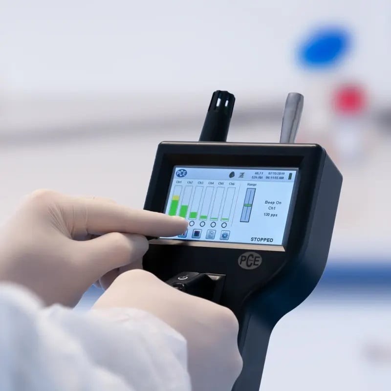 PCE Instruments Partikül Ölçüm Cihazı PCE-PQC 15EU (Kalibrasyon Sertifikası Dahil)