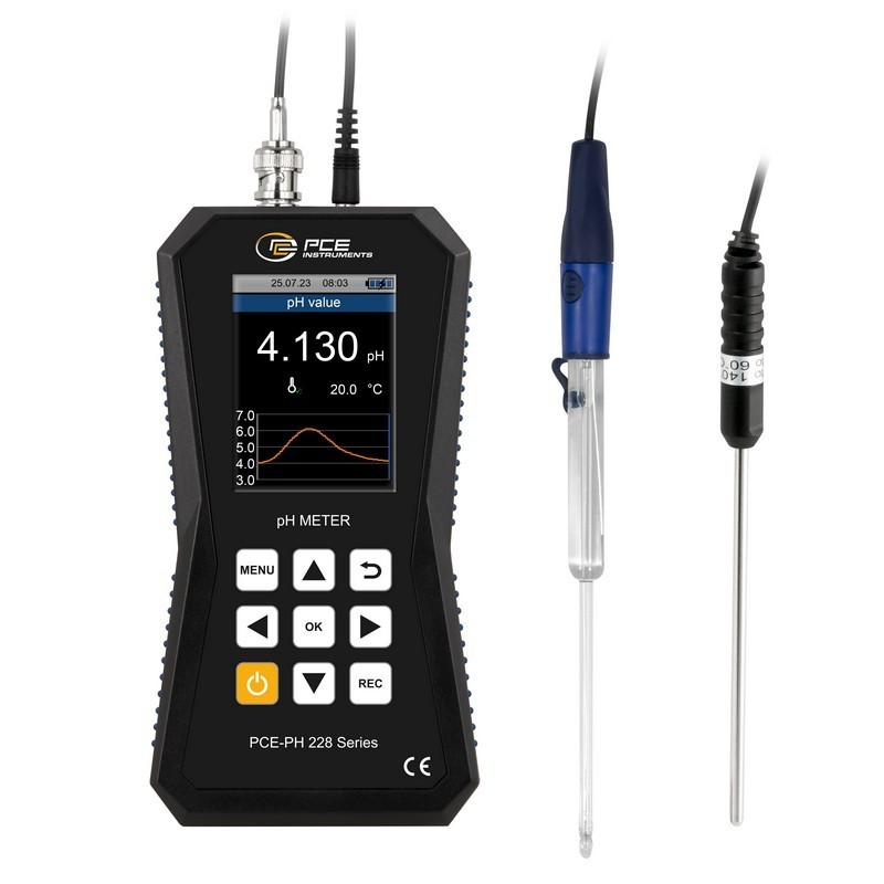 PCE Instruments pH Metre / pH Test Cihazı PCE-PH 228LAB-ME3
