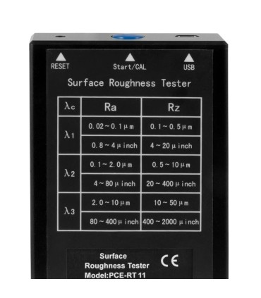 PCE Instruments Pürüzlülük Ölçüm Cihazı PCE-RT 11