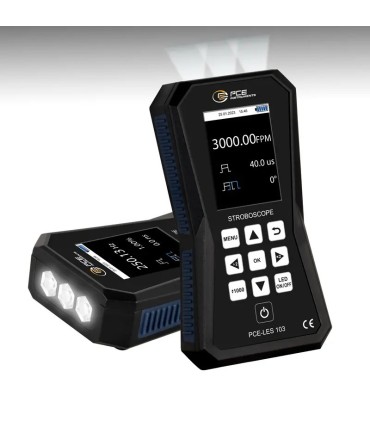 PCE Instruments Stroboskop / Takometre PCE-LES 103 / 3 Yüksek Güçlü LED ile