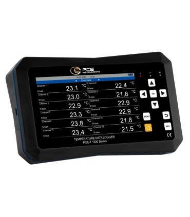 PCE Instruments 12 Kanallı Sıcaklık Kayıt Cihazı PCE-T 1220