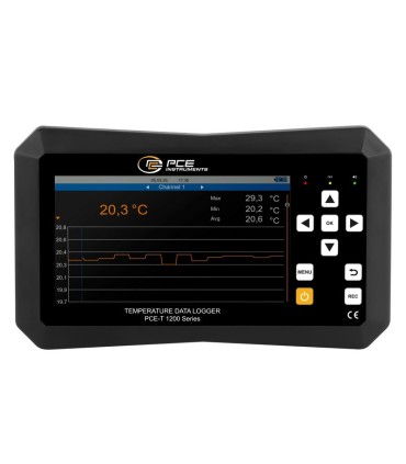 PCE Instruments 12 Kanallı Sıcaklık Kayıt Cihazı PCE-T 1220