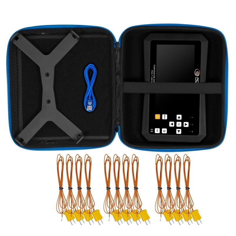 PCE Instruments 12 Kanallı Sıcaklık Kayıt Cihazı PCE-T 1220