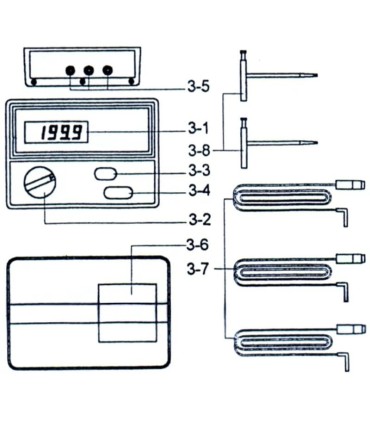 PCE Instruments Topraklama Test Cihazı PCE-ET 3000