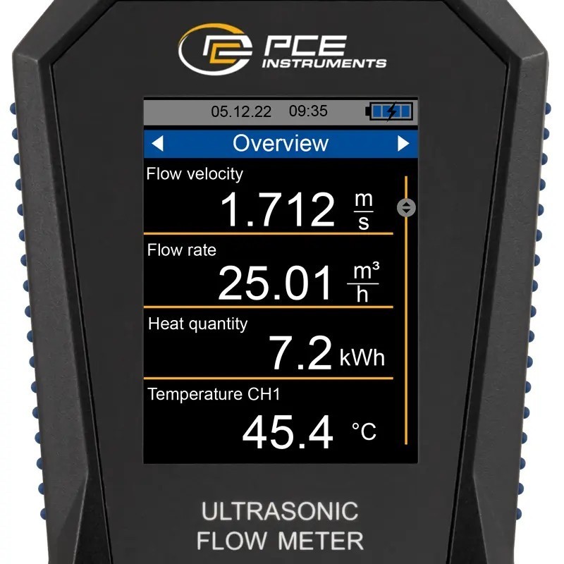PCE Instruments Ultrasonik Debimetre/Akış Hızı Ölçer PCE-TDS 200 SM