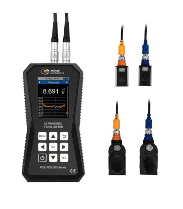 PCE Instruments Ultrasonik Debimetre/Akış Hızı Ölçer PCE-TDS 200 SM