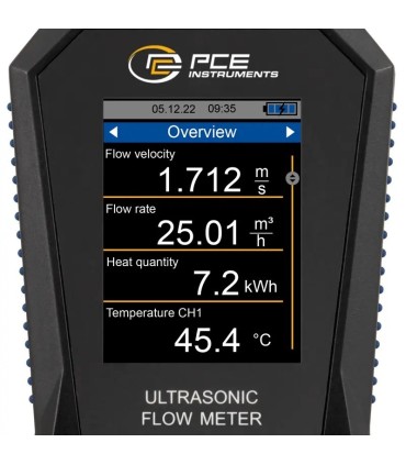 PCE Instruments Ultrasonik Debimetre/Akış Hızı Ölçer PCE-TDS 200 SML