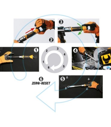 Beta 666/20 40-200Nm 1/2" Cırcırlı Ayarlanabilir Tork Anahtarı 72D ±3% 006660720