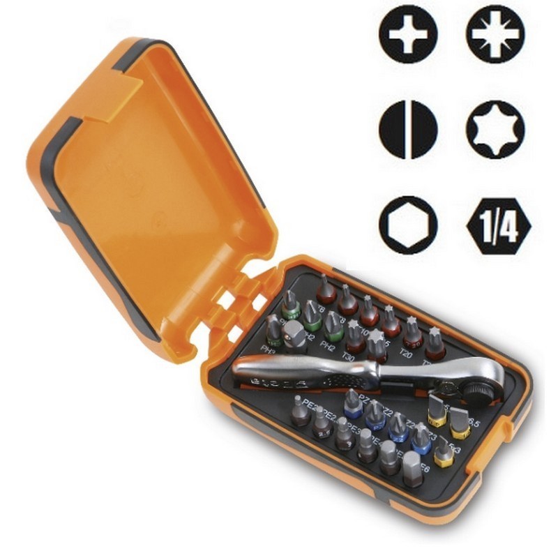 Beta 860/C27 Bits Tutuculu Mini Cırcır Bits Set 27P 008600880