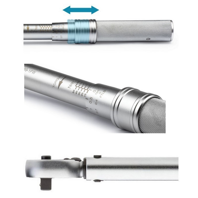 Netratek CTR-350 50-350Nm 1/2” Cırcırlı Ayarlı Tork Anahtarı ±%3 32D