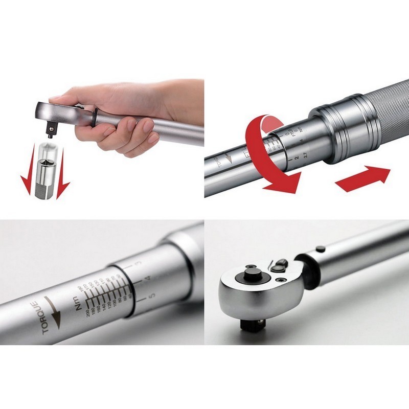 Netratek CTR-400P 80-400Nm 1/2” Cırcırlı Ayarlı Tork Anahtarı ±%3 32D