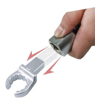 Novatork QOH1418 14x18mm Yarım Yıldız Geçmeli Tork Ucu 18mm