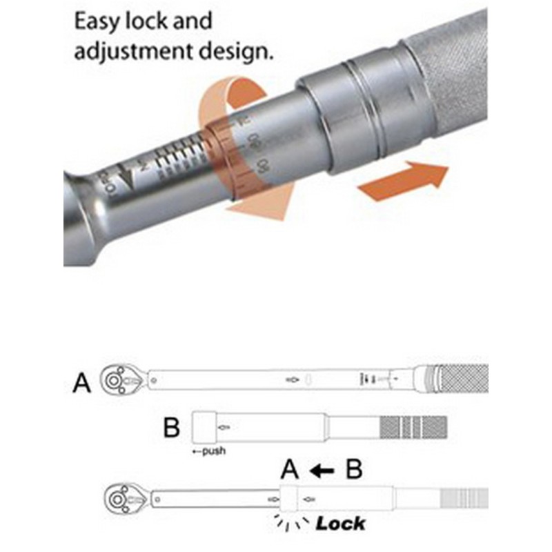 Netratek CTR-800 150-800Nm 3/4” Cırcırlı Ayarlı Tork Anahtarı ±%3 32D