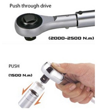 Netratek CTR-1500 300-1500Nm 1” Cırcırlı Ayarlı Tork Anahtarı ±%3 32D