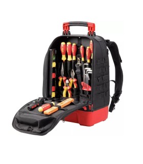 Wiha Tool Backpack Elektrikçi VDE El Aletleri Sırt Çantası 27P 45528