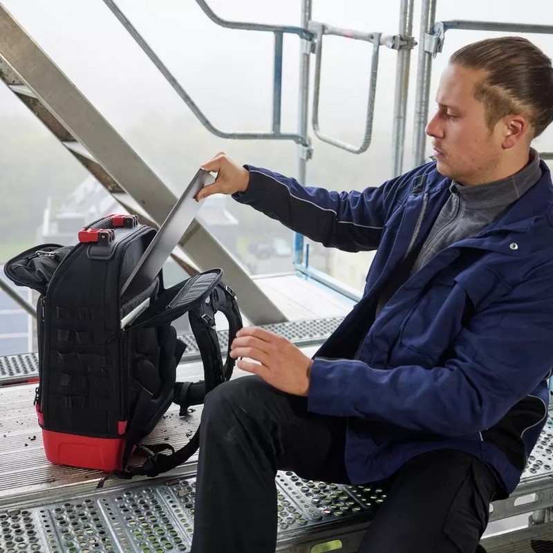 Wiha Tool Backpack Elektrikçi VDE El Aletleri Sırt Çantası 27P 45528