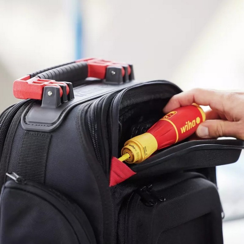 Wiha Tool Backpack Elektrikçi VDE El Aletleri Sırt Çantası 27P 45528