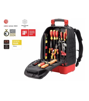 Wiha Tool Backpack Elektrikçi VDE El Aletleri Sırt Çantası 27P 45528