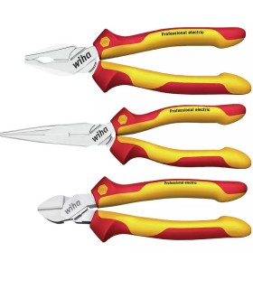 Wiha VDE Profesyonel Pense Kargaburun Yankeski Seti 3P 26852