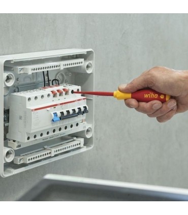 Wiha SoftFinish® VDE İzole Düz Pozidriv Tornavida Set 6P 25477