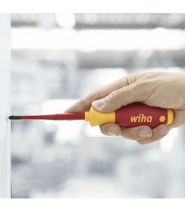 Wiha SoftFinish® VDE İzole Düz Pozidriv Tornavida Set 6P 25477