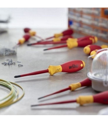Wiha SoftFinish® VDE İzole Lokmabaş Tornavida Set 5P 29466