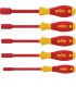 Wiha SoftFinish® VDE İzole Lokmabaş Tornavida Set 5P 29466