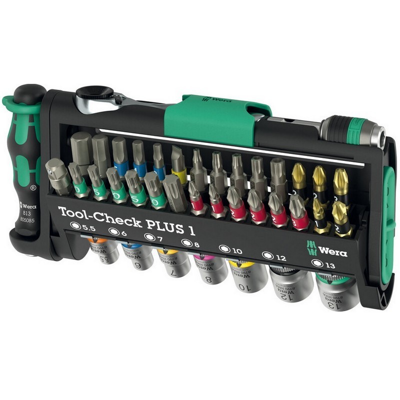 Wera Tool-Check Plus 1 Mini Cırcır Lokma Bits Seti 39P 05049055001