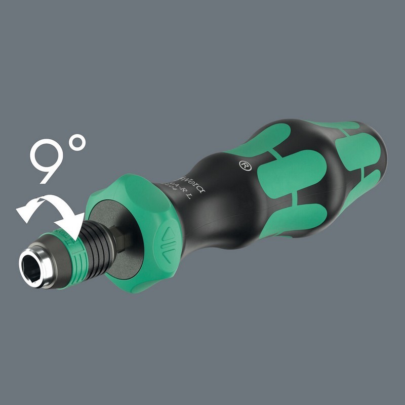 Wera 838 RA-R L/R Cırcırlı 1/4" Bits Tutuculu Tornavida 140mm 05051494001