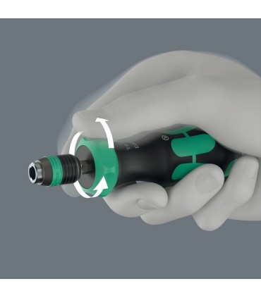 Wera 838 RA-R L/R Cırcırlı 1/4" Bits Tutuculu Tornavida 140mm 05051494001