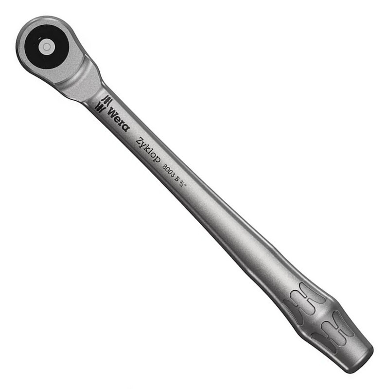 Wera 8003 B Zyklop 3/8" İtmeli Sürücü Metal Cırcır 05004033001