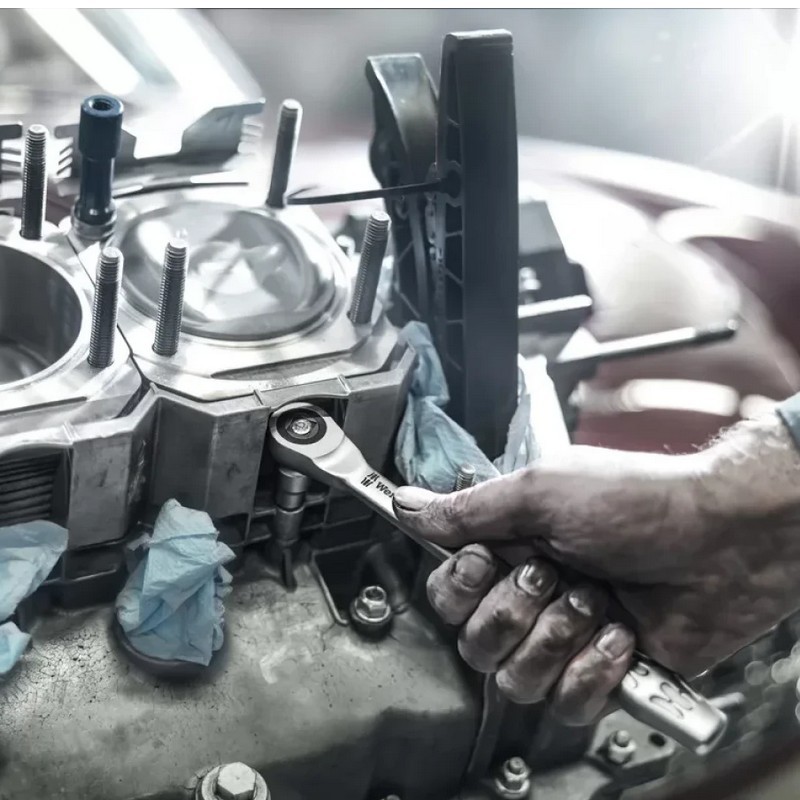 Wera 8003 C Zyklop 1/2" İtmeli Sürücü Metal Cırcır 05004063001