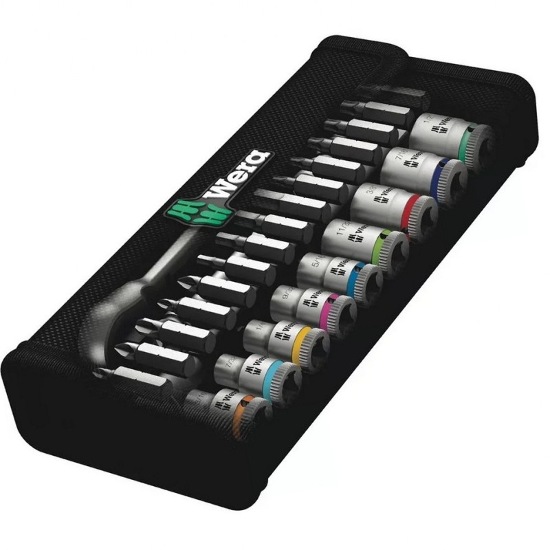 Wera 8100 SA11 Zyklop Metal Cırcır Lokma Bits Set 1/4" 28P Emperyal 05004021001