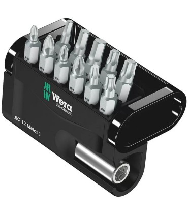Wera Bit-Check 12 SB Metal 1 Bits Seti 05136393001