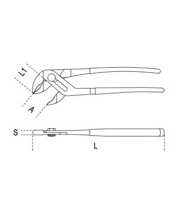 Beta 1047 240 Ayarlı Fort Pense Basma Düğmeli 240mm 010470240
