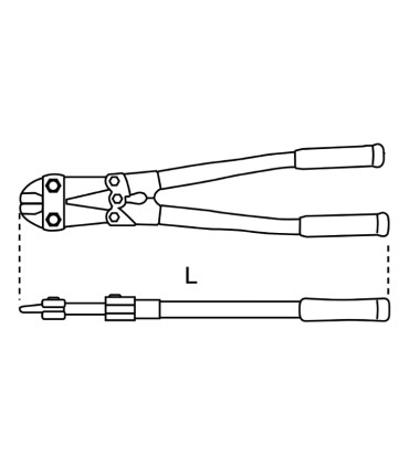 Beta 1101 450 Demir Kesme Makası 450mm 011010045
