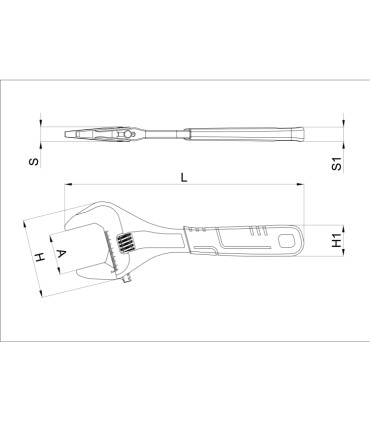 Beta 111CM 220 Ayarlı Anahtar Tam Açılır 220mm 001110722