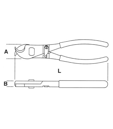 Beta 1132MQ 230 VDE Yalıtımlı Bakır-Alüminyum Kablo Kesici 230mm 011320193