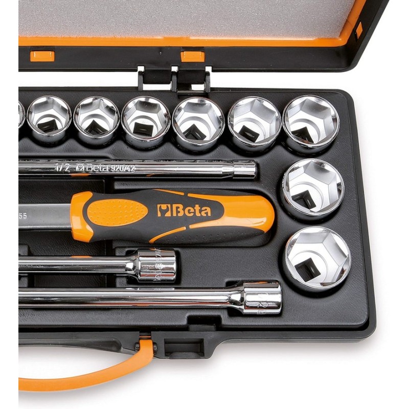 Beta 920A/C17M 1/2" Cırcır Lokma Takımı 20P 009200924