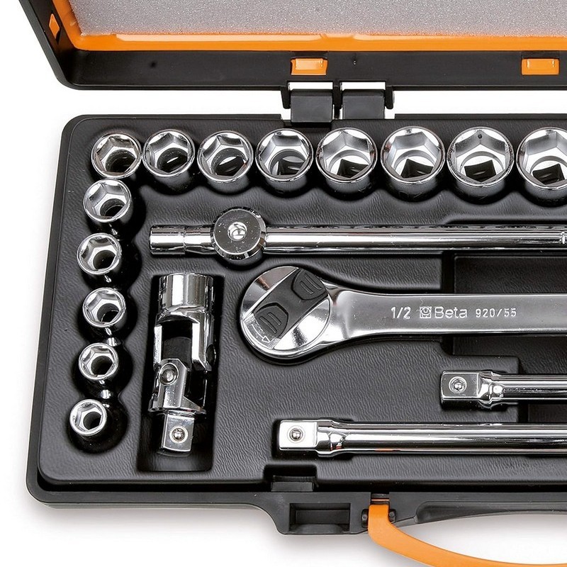 Beta 920A/C17M 1/2" Cırcır Lokma Takımı 20P 009200924