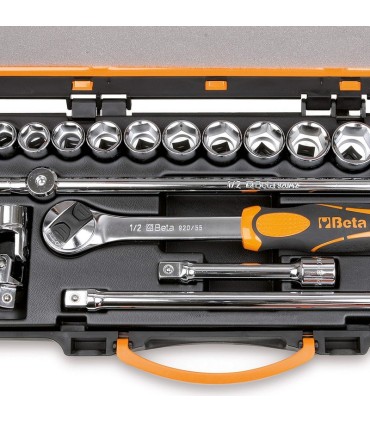 Beta 920A/C17M 1/2" Cırcır Lokma Takımı 20P 009200924