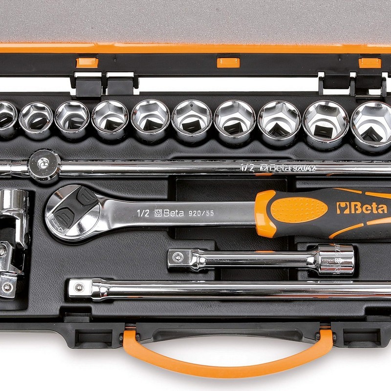 Beta 920A/C17M 1/2" Cırcır Lokma Takımı 20P 009200924