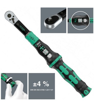 Wera Click-Torque Lock A5 1/4" Kare 2.5-25Nm Ayarlanabilir Tork Anahtarı 05075690001