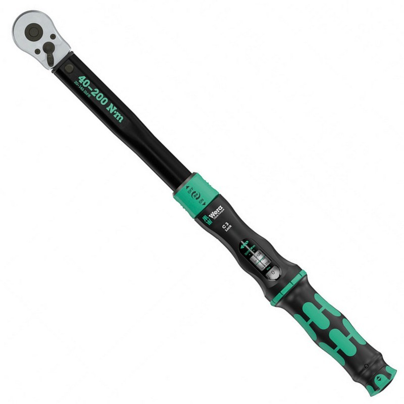 Wera Click-Torque Lock C3 1/2" 40-200Nm Ayarlanabilir Tork Anahtarı 05075692001