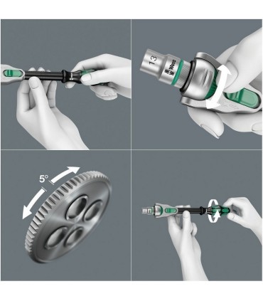 Wera 8000 B Zyklop Cırcır SB 3/8" Sürücü 05073261001