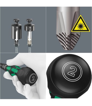 Wera 1855 Kraftform BallGrip/Yumru Saplı Pozidriv Tornavida PZ2 100mm 05007910001